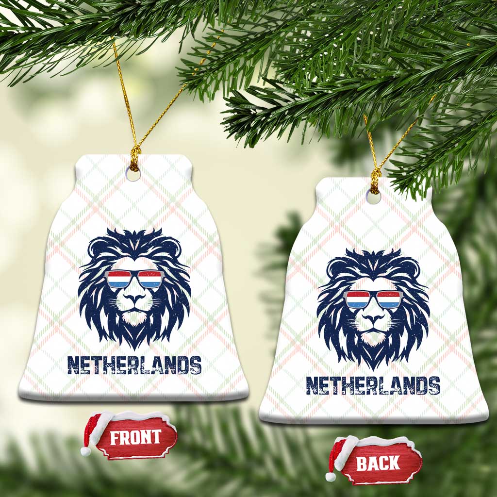 Cool Dutch Lion With Sunglasses Ceramic Ornament Netherlands Pride Gift TS12 Print Your Wear