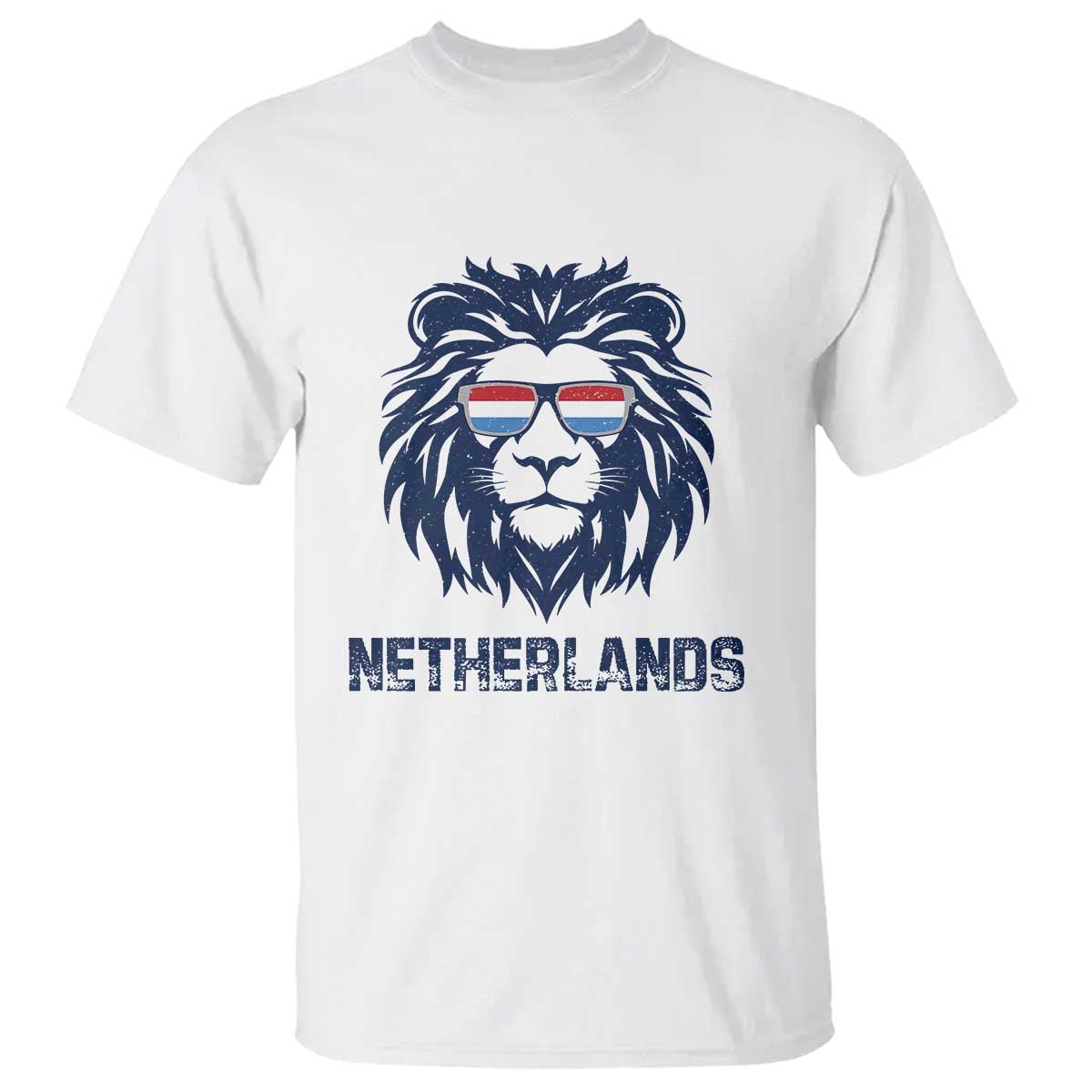 Cool Dutch Lion With Sunglasses T Shirt Netherlands Pride Gift TS12 White Print Your Wear