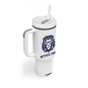 Cool Dutch Lion With Sunglasses Tumbler With Handle Netherlands Pride Gift TS12 Print Your Wear
