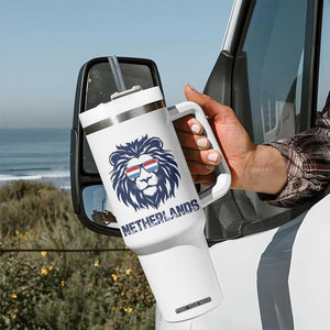 Cool Dutch Lion With Sunglasses Tumbler With Handle Netherlands Pride Gift TS12 Print Your Wear