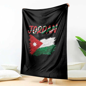 Vintage Jordan Pride Throw Blanket Proud Jordanian Roots Gift TS12 Print Your Wear