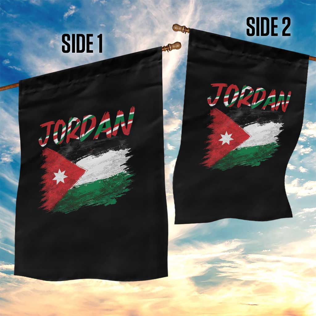 Vintage Jordan Pride Garden Flag Proud Jordanian Roots Gift TS12 Print Your Wear