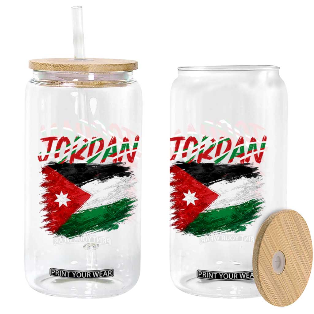 Vintage Jordan Pride Glass Can Proud Jordanian Roots Gift TS12 Print Your Wear
