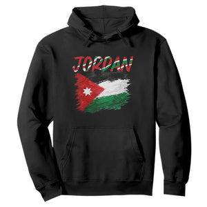 Vintage Jordan Pride Hoodie Proud Jordanian Roots Gift TS12 Black Print Your Wear