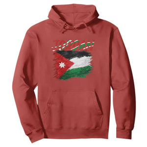 Vintage Jordan Pride Hoodie Proud Jordanian Roots Gift TS12 Red Print Your Wear