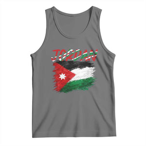 Vintage Jordan Pride Tank Top Proud Jordanian Roots Gift TS12 Black Heather Print Your Wear