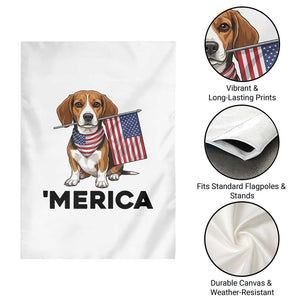 Patriotic Beagle Lover 4th Of July Dog Garden Flag Merica Pride TS12 Print Your Wear