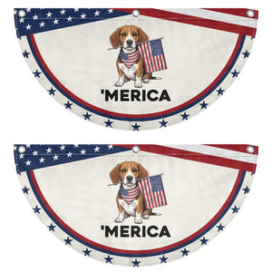 Beagle Lover 4th Of July Dog Patriotic Fan Flag Merica Pride TS12 2pcs pack Classic Beige Print Your Wear