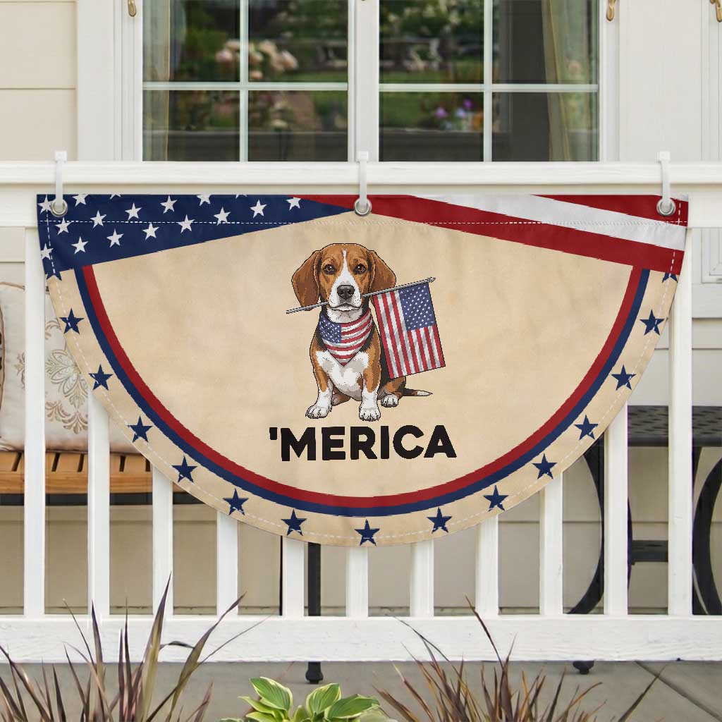 Beagle Lover 4th Of July Dog Patriotic Fan Flag Merica Pride TS12 2pcs pack Classic Tan Print Your Wear