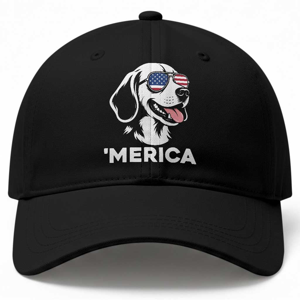 Funny Merica Beagle Lover 4th Of July Baseball Cap Patriotic Dog Gift TS12 Print Your Wear