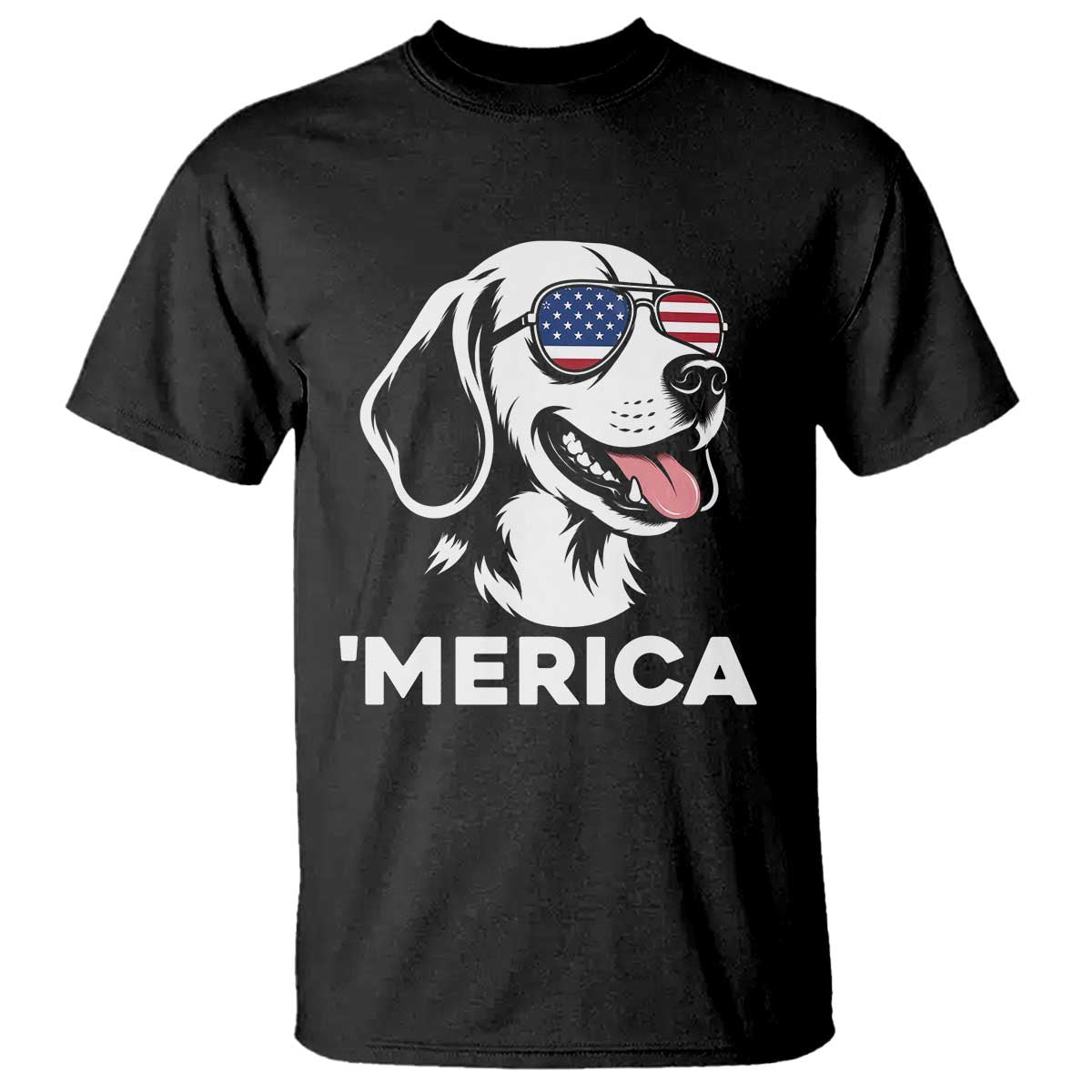 Funny Merica Beagle Lover 4th Of July T Shirt Patriotic Dog Gift TS12 Black Print Your Wear