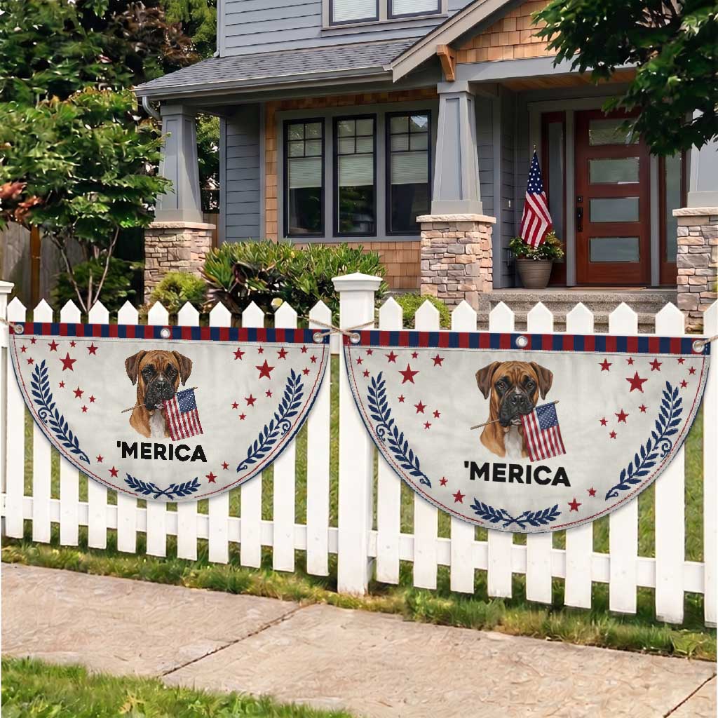 Merica Boxer Mom Dad Gift Patriotic Fan Flag Merica 4th Of July TS12 2pcs pack Laurel Beige Print Your Wear