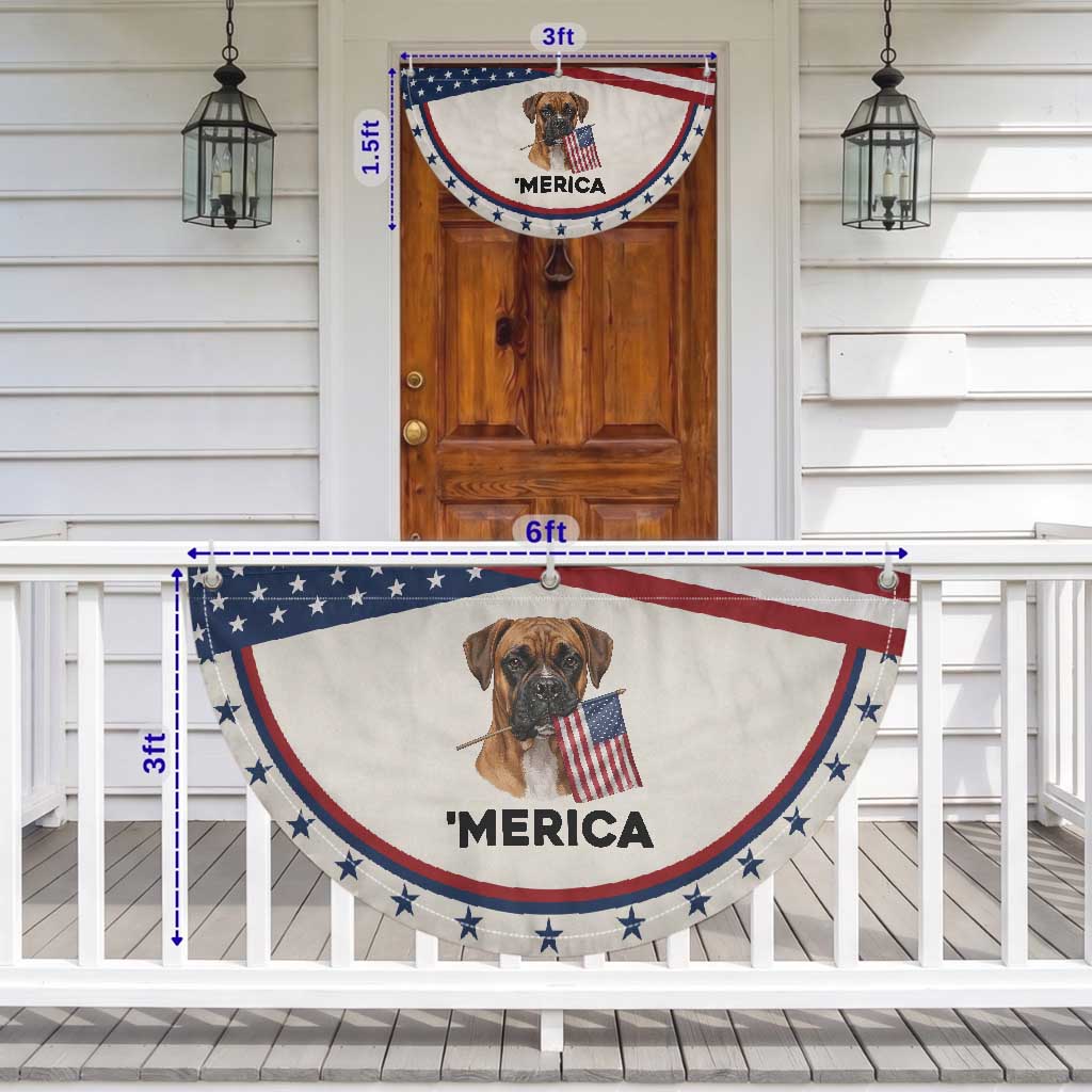 Merica Boxer Mom Dad Gift Patriotic Fan Flag Merica 4th Of July TS12 Print Your Wear