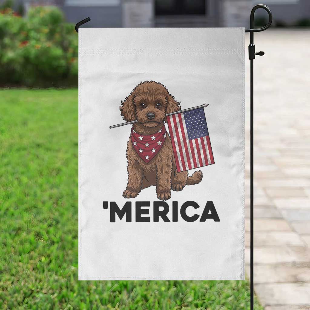 Patriotic Poodle Mom Dad Gift Garden Flag Merica 4th Of July TS12 Print Your Wear