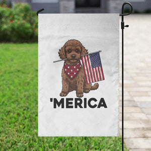 Patriotic Poodle Mom Dad Gift Garden Flag Merica 4th Of July TS12 Print Your Wear