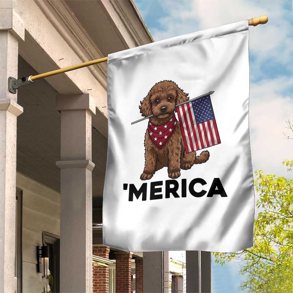Patriotic Poodle Mom Dad Gift Garden Flag Merica 4th Of July TS12 Print Your Wear
