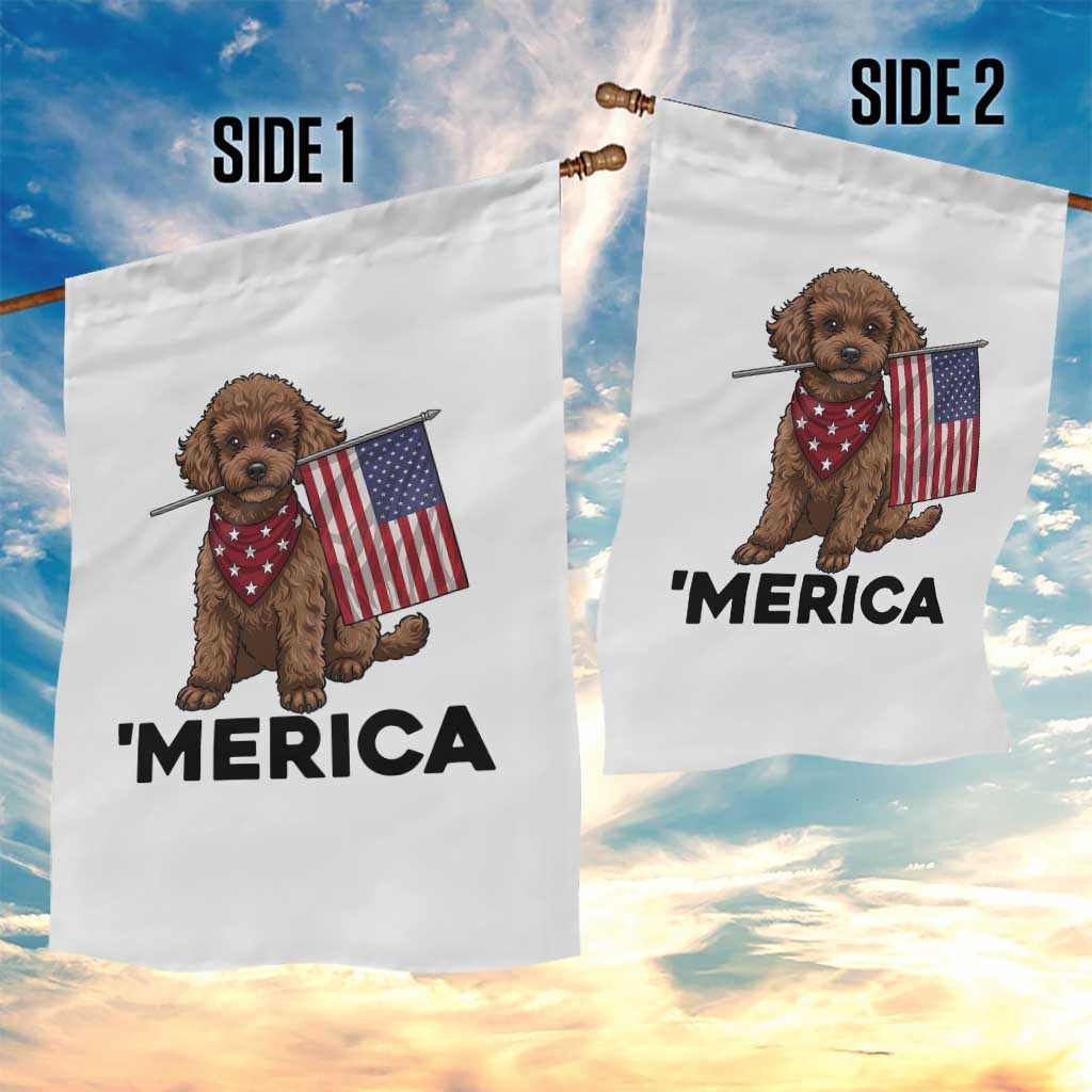 Patriotic Poodle Mom Dad Gift Garden Flag Merica 4th Of July TS12 Print Your Wear