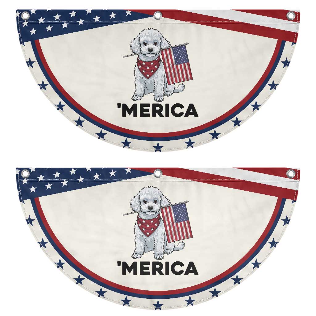 Merica Poodle Mom Dad Gift Patriotic Fan Flag 4th Of July Pride TS12 2pcs pack Classic Beige Print Your Wear