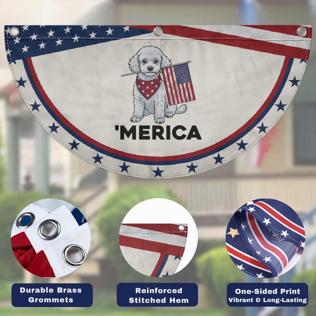 Merica Poodle Mom Dad Gift Patriotic Fan Flag 4th Of July Pride TS12 Print Your Wear