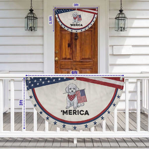 Merica Poodle Mom Dad Gift Patriotic Fan Flag 4th Of July Pride TS12 Print Your Wear
