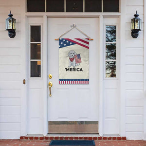 Merica Poodle Mom Dad Gift Patriotic Garden Flag 4th Of July Pride TS12 Print Your Wear