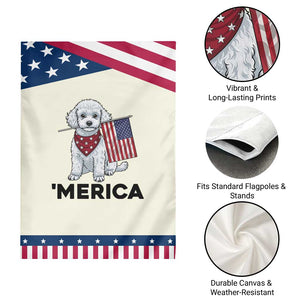Merica Poodle Mom Dad Gift Patriotic Garden Flag 4th Of July Pride TS12 Print Your Wear