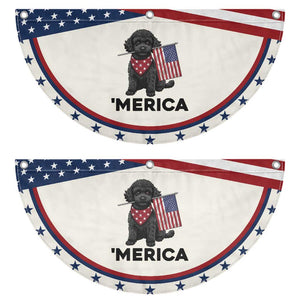 Merica Poodle Dog Lover Gift Patriotic Fan Flag 4th Of July TS12 2pcs pack Classic Beige Print Your Wear
