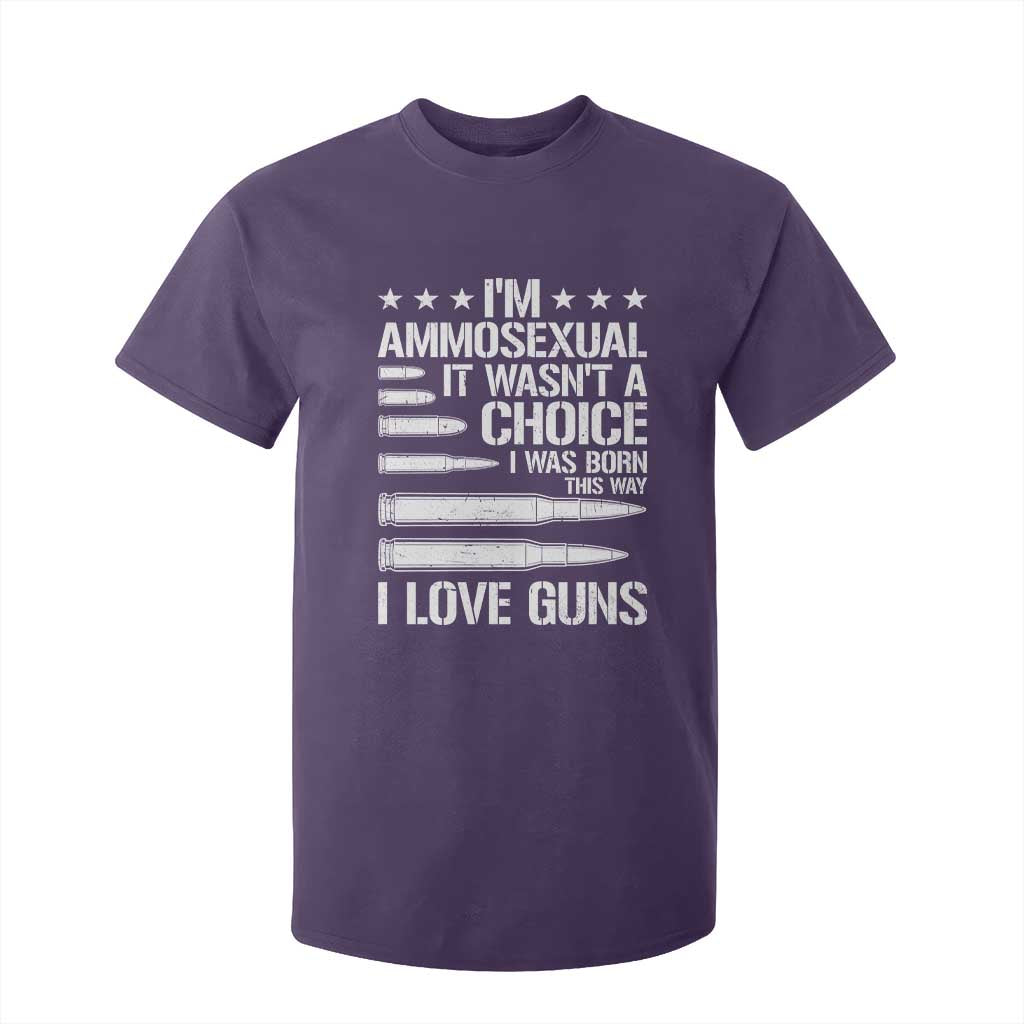 Funny Im Ammosexual T Shirt For Kid American Freedom Second Amendment TS12 Purple Print Your Wear