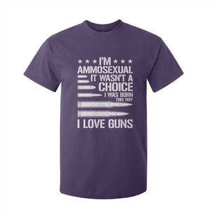 Funny Im Ammosexual T Shirt For Kid American Freedom Second Amendment TS12 Purple Print Your Wear