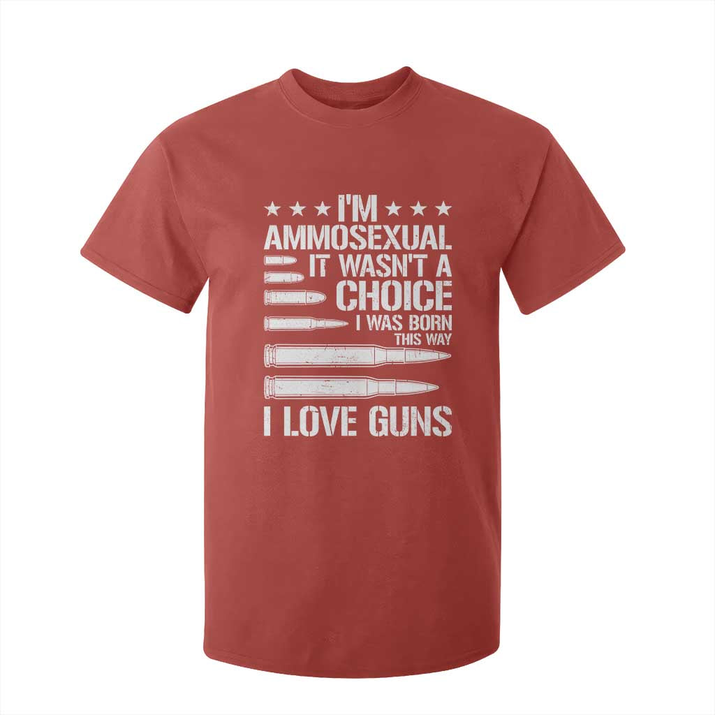 Funny Im Ammosexual T Shirt For Kid American Freedom Second Amendment TS12 Red Print Your Wear