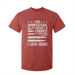 Funny Im Ammosexual T Shirt For Kid American Freedom Second Amendment TS12 Red Print Your Wear