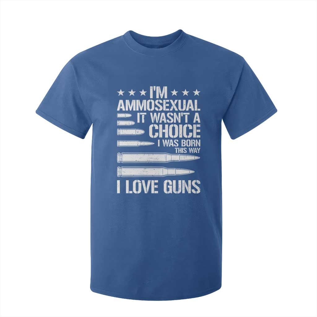 Funny Im Ammosexual T Shirt For Kid American Freedom Second Amendment TS12 Royal Blue Print Your Wear