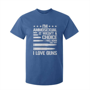 Funny Im Ammosexual T Shirt For Kid American Freedom Second Amendment TS12 Royal Blue Print Your Wear