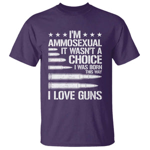 Funny Im Ammosexual T Shirt American Freedom Second Amendment TS12 Purple Print Your Wear