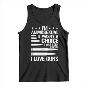 Funny Im Ammosexual Tank Top American Freedom Second Amendment TS12 Black Print Your Wear
