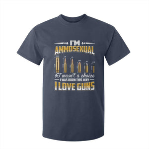 Funny Im Ammosexual T Shirt For Kid Second Amendment Patriotic Freedom Graphic TS12 Navy Print Your Wear