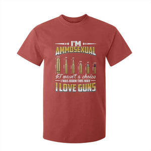 Funny Im Ammosexual T Shirt For Kid Second Amendment Patriotic Freedom Graphic TS12 Red Print Your Wear