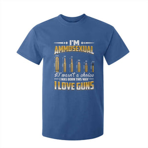 Funny Im Ammosexual T Shirt For Kid Second Amendment Patriotic Freedom Graphic TS12 Royal Blue Print Your Wear