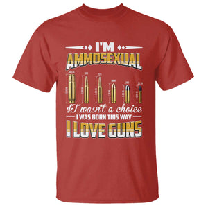 Funny Im Ammosexual T Shirt Second Amendment Patriotic Freedom Graphic TS12 Red Print Your Wear