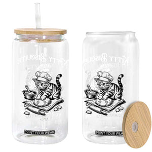 Funny Kitty Biscuits Bakery Glass Can We Knead Em You Need Em TS12 Print Your Wear