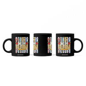 Funny Striped Teacher Back To School Coffee Mug Here We Go Again Welcome Back TS12 Print Your Wear