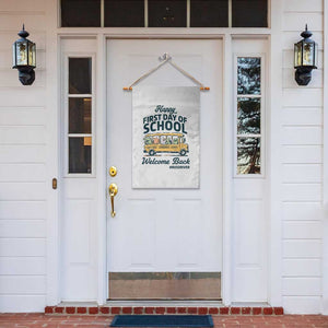 School Bus Driver Gift Garden Flag Happy First Day Of School TS12 Print Your Wear