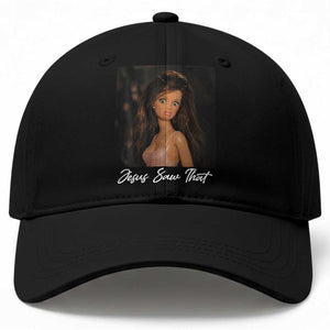 Funny Sassy Christian Doll Face Meme Baseball Cap Jesus Saw That TS12 Print Your Wear