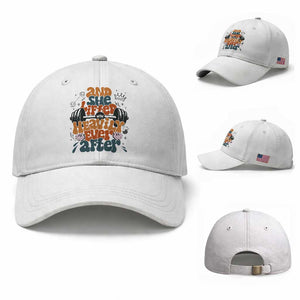 And She Lifted Heavily Ever After Baseball Cap Funny Gym Workout Gift TS12 Baseball Cap Universal Fit White Print Your Wear