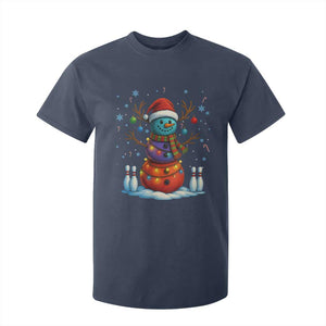Funny Bowling Christmas T Shirt For Kid Gift For Bowler TS12 Navy Print Your Wear