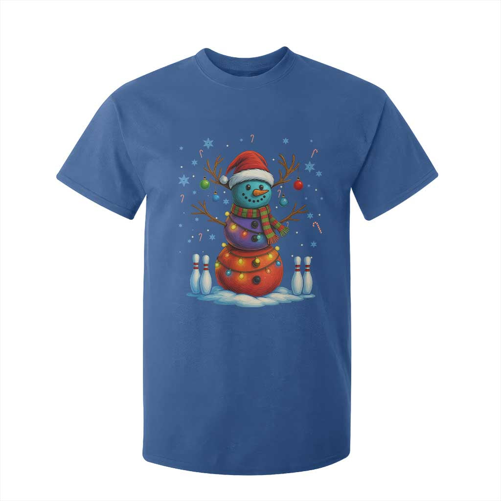 Funny Bowling Christmas T Shirt For Kid Gift For Bowler TS12 Royal Blue Print Your Wear