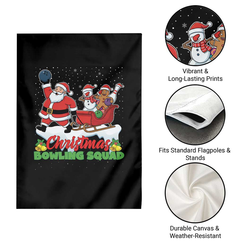 Christmas Bowling Squad Garden Flag Funny Holiday Bowler TS12 Print Your Wear