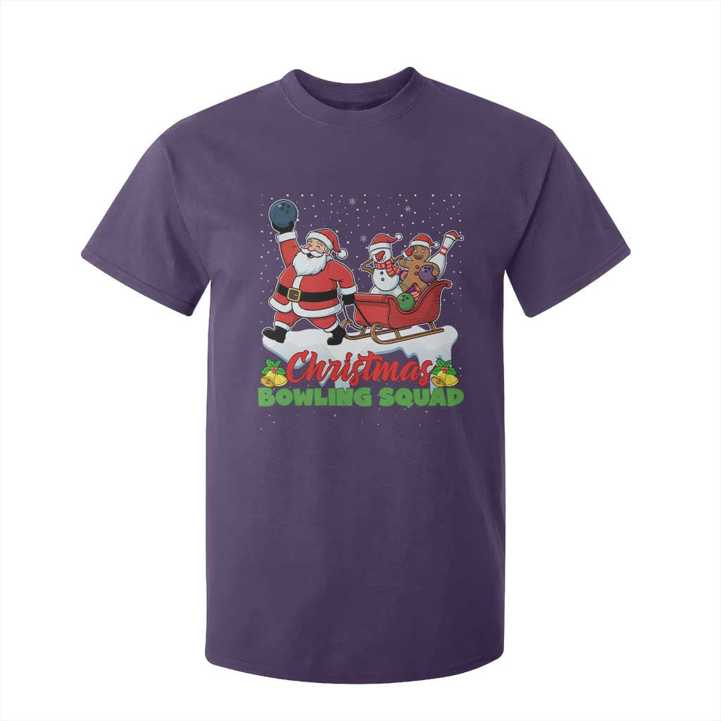 Christmas Bowling Squad T Shirt For Kid Funny Holiday Bowler TS12 Purple Print Your Wear