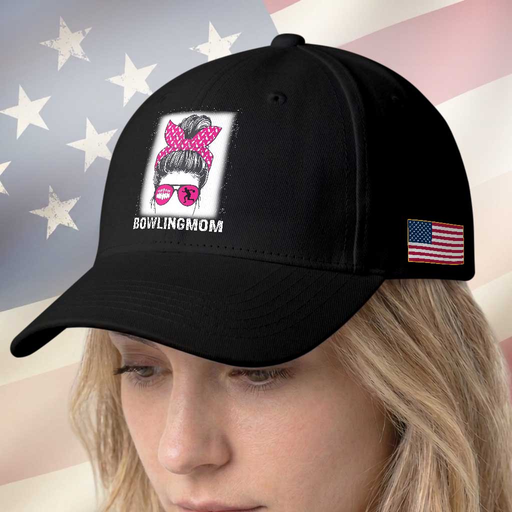 Bowling Mom Life Baseball Cap Funny Bowler Gift TS12 Print Your Wear