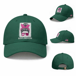 Bowling Mom Life Baseball Cap Funny Bowler Gift TS12 Baseball Cap Universal Fit Irish Green Print Your Wear